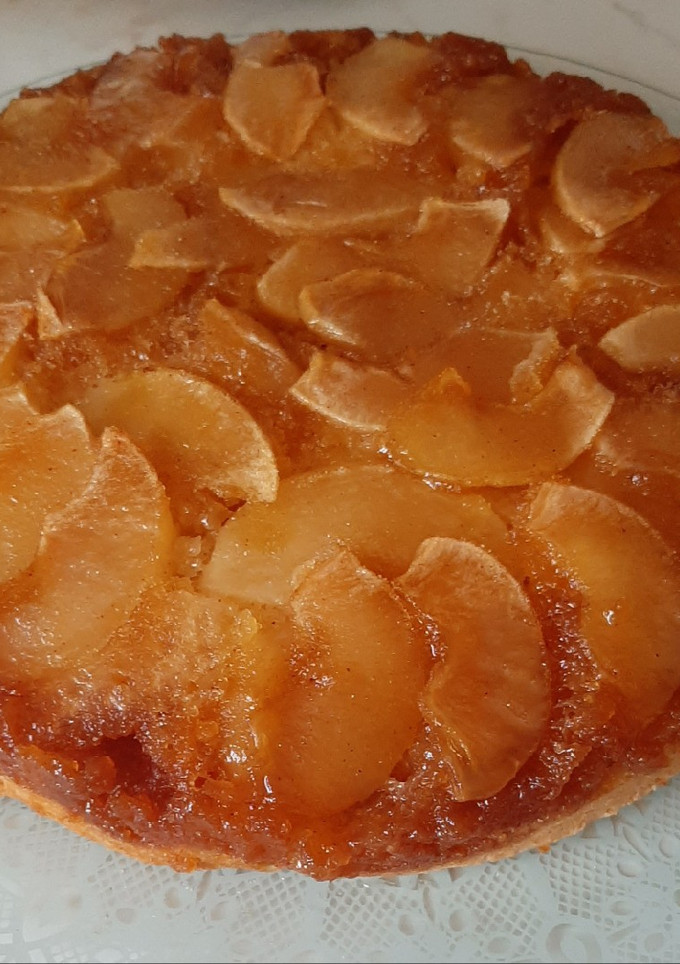 Fordított almás süti recept fotója