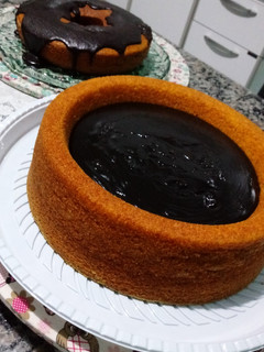 Foto de Bolo de cenoura com chocolate