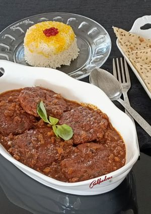 عکسی از دستور شامی کباب مرغ با سس سماق و رب انار
