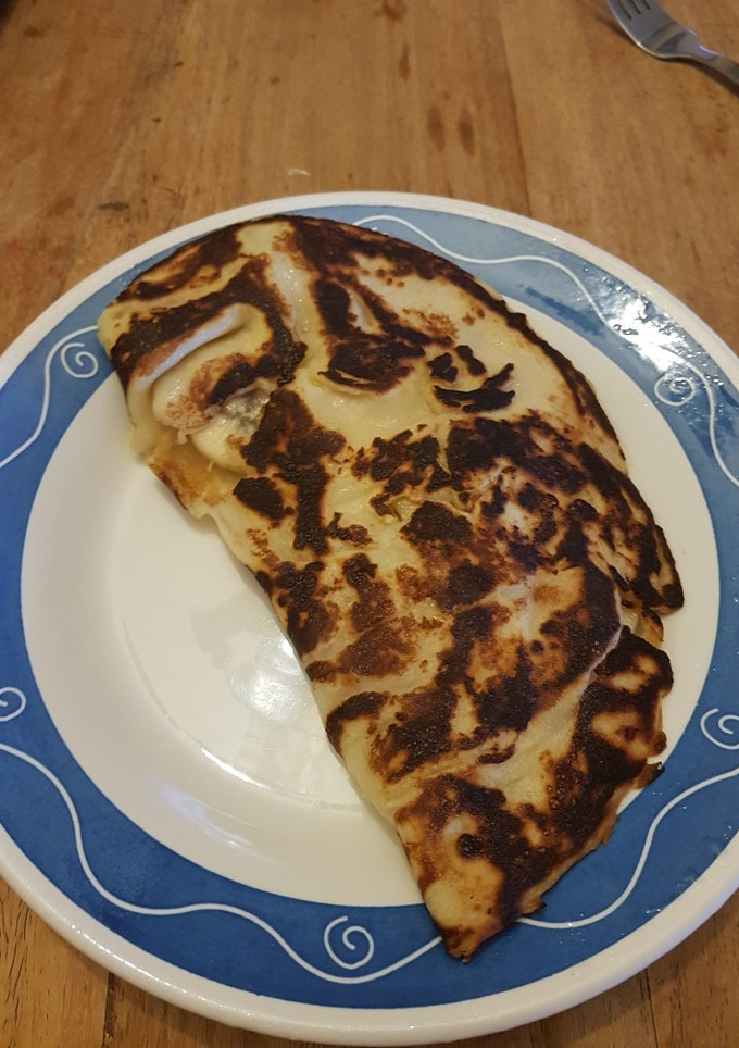 Una foto de Crepe de plátano