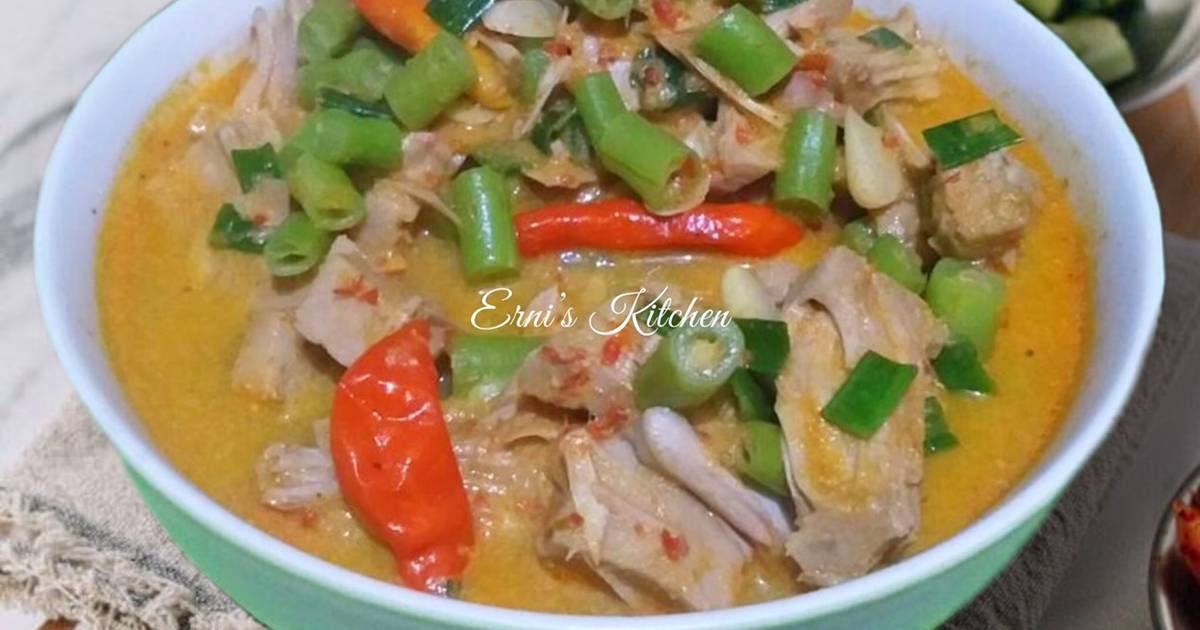 Resep Sayur Tewel And Buncis Masak Simple Oleh Ernis Kitchen Rk