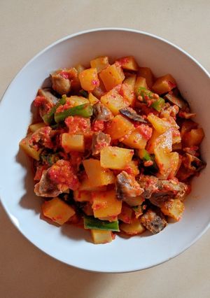 Foto resep Sambal Goreng Kentang Ati Ampela Buncis