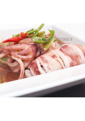 รูปของ ปลาหมึกสามรสยัดไส้หมู