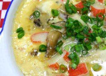 Easiest Way to Make Tasty Ginger Miso Chawanmushi Steamed Egg Custard in 10 Minutes