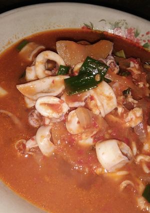 Foto resep Cumi saus padang