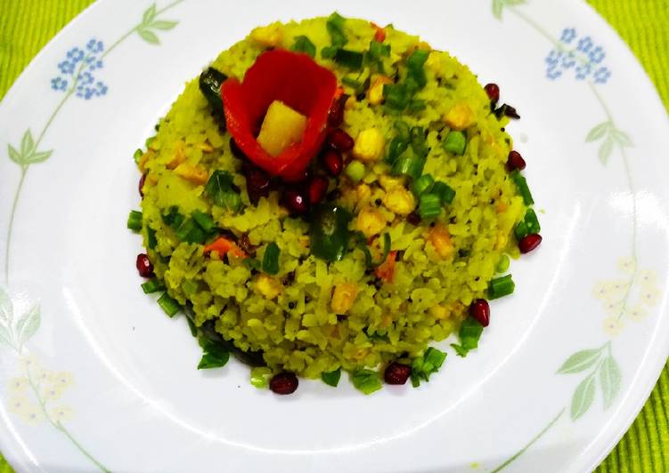 Easiest Way to Prepare Recipe of Vegetable Poha