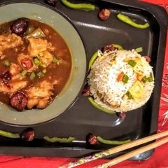 A picture of Schezwan Chicken.