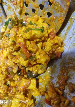 A picture of Paneer capsicum.