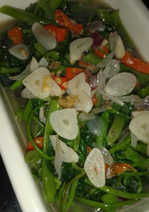 Foto resep Kangkung Terasi Huhah Simpel Enak