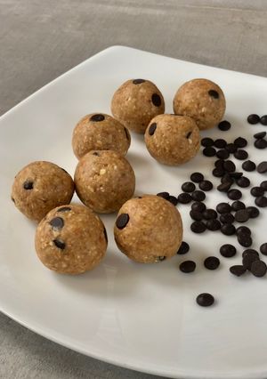 Φωτογραφία της συνταγής Cookie dough energy balls