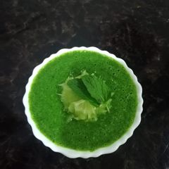 A picture of Sour Mint chutney.