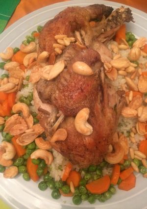 صورة لوصفة رز بالبازيلا والجزر