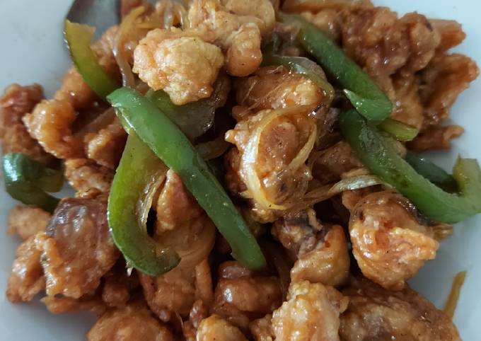 Fried Chicken Teriyaki Homemade 🥰