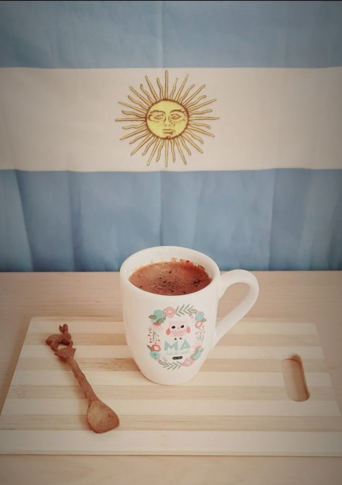 Una foto de Chocolate patrio 🇦🇷 versión super saludable ♥