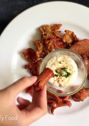 Foto resep Buffalo Wild Wings Garlic Parmesan Dipping Sauce #ketopad_cp_ketosauce