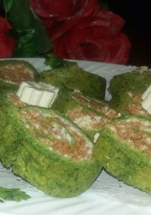 صورة لوصفة رولي مالح بالسلق