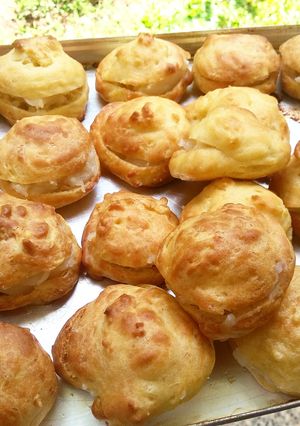 Foto resep Kue soes isi vla