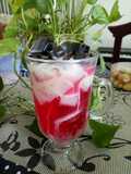 Cincau Nata de coco float