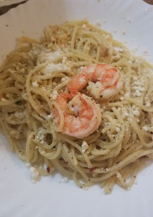 Foto resep Aglio olio spaghetti