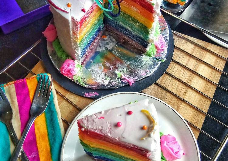 Recipe of Perfect Rainbow Cake