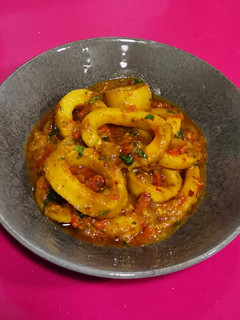 Una foto de Pota o potón al curry