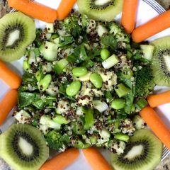 A picture of Green goddess salad.