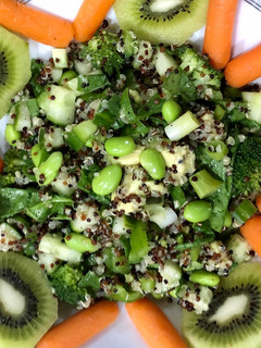A picture of Green goddess salad.