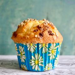 A picture of Blueberry and Lemon Oat Muffins.