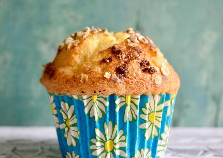 Blueberry and Lemon Oat Muffins