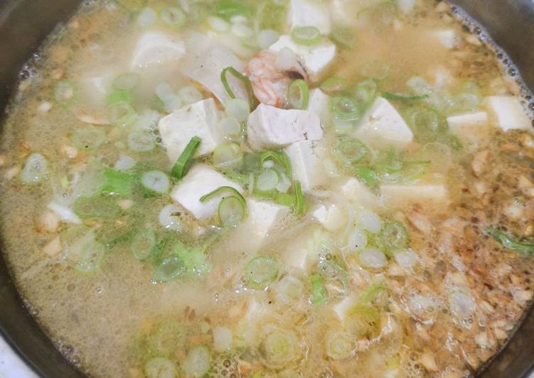 Langkah Mudah untuk Menyiapkan Sup tahu udang sehat dan mudah, Bikin Ngiler