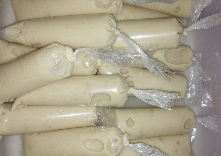 Resep Sosis ayam homemade, Bikin Ngiler