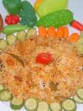 Vegetable Tikka biryani