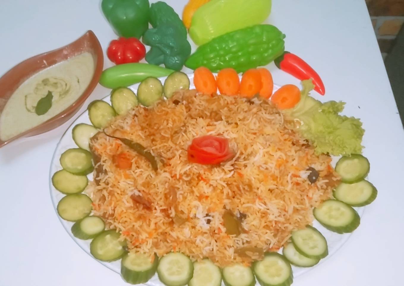 Vegetable Tikka biryani