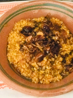 A picture of Dhabba style moong dal.