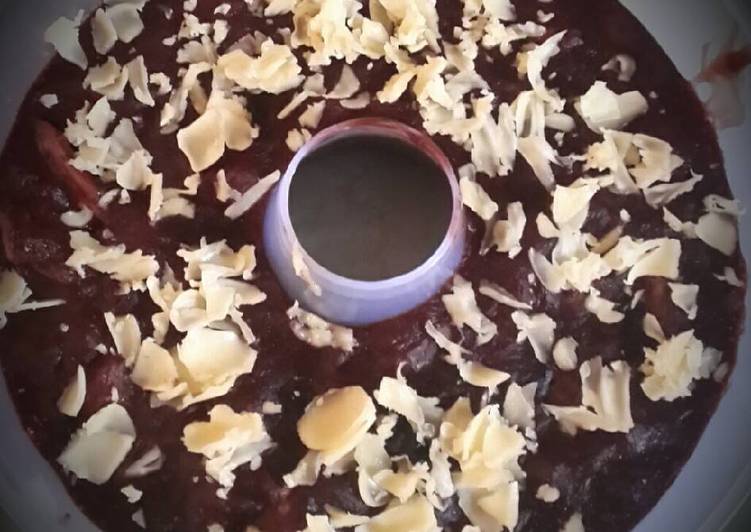 Puding coklat jahe keju