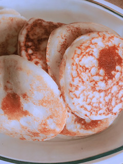 A picture of Fluffy Cheese Masa(Rice pan cake).