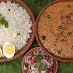 A picture of Dhaba Style Moong Daal 💛🌶🥘.