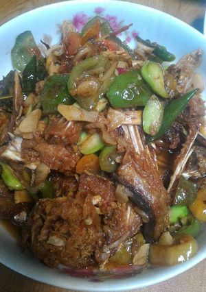 Foto resep Tumis ikan asin jambal