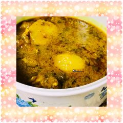 Baby Potatoes mutton curry A picture of Baby Potatoes mutton curry.
