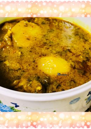 A picture of Baby Potatoes mutton curry.