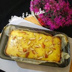 A picture of Almond tea cake (whitout oven).