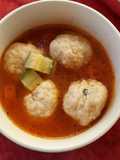 Albóndigas de pollo con masa