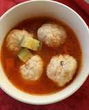 Albóndigas de pollo con masa