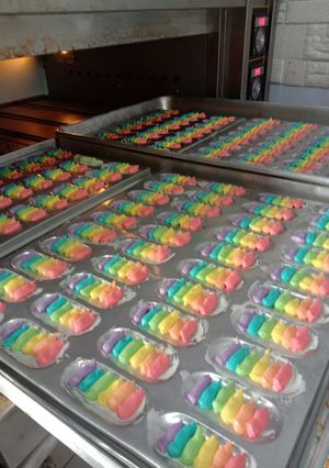 Foto resep Lidah Kucing Rainbow