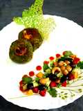 Chhole Palak Tikki