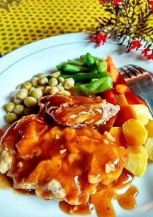 Foto resep Steak sapi (goreng tepung) rumahan sedap