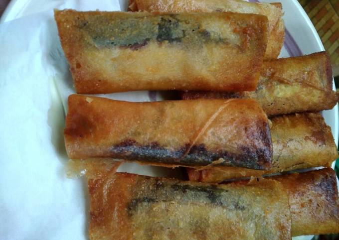 Resep Pisang coklat KULIt lumpia oleh vita indriani - Cookpad