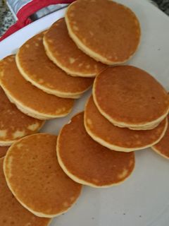Una foto de Los mini panqueques