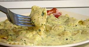 Baconos ravioli recept recept fotó