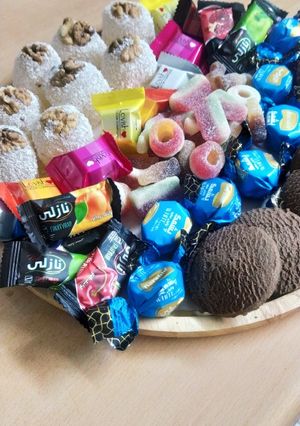 عکسی از دستور سینی مزه یلدایی 🍉🥰